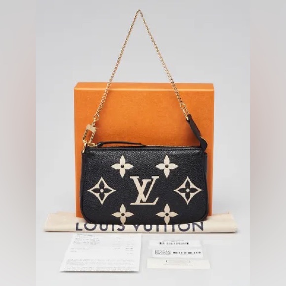 Louis Vuitton Pochette Accessoires Bicolor Monogram Empreinte Giant Mini - Picture 6 of 14